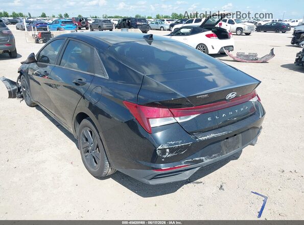 5NPLS4AG3MH036087 2021 HYUNDAI ELANTRA Black Rear left