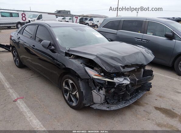 5NPLS4AG4PH105793 2023 HYUNDAI ELANTRA Black Widok wnętrza 360 stopni