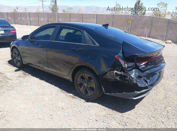 5NPLS4AG5NH056312 2022 HYUNDAI ELANTRA Черный Задняя левая четверть