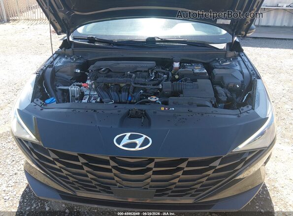 5NPLS4AG5NH056312 2022 HYUNDAI ELANTRA Черный Вид сзади