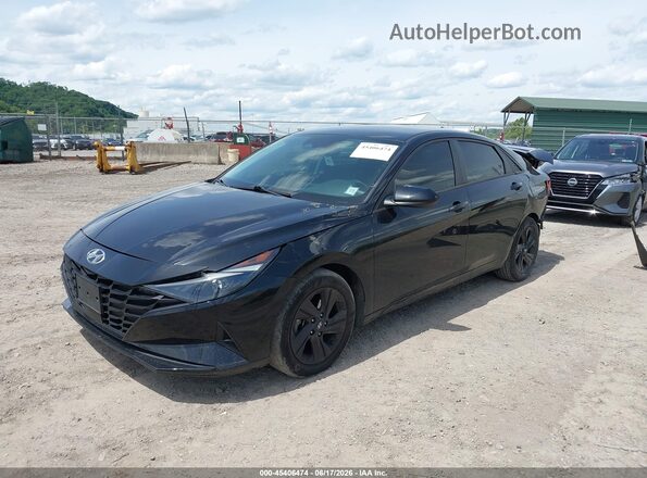 5NPLS4AG6MH017100 2021 HYUNDAI ELANTRA Black Передня ліва чверть