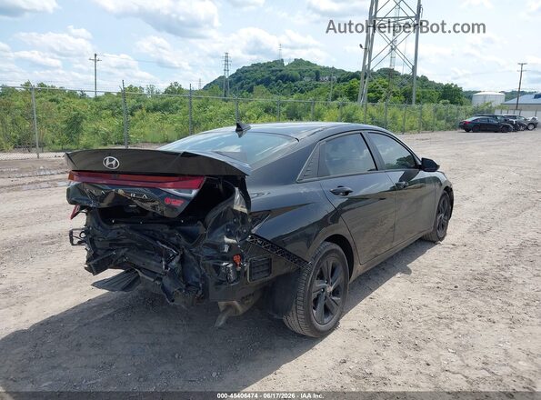 5NPLS4AG6MH017100 2021 HYUNDAI ELANTRA Black Задня права чверть