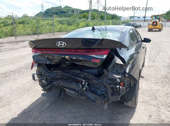 5NPLS4AG6MH017100 2021 HYUNDAI ELANTRA Black Вид спереду