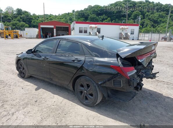 5NPLS4AG6MH017100 2021 HYUNDAI ELANTRA Black Задня ліва чверть