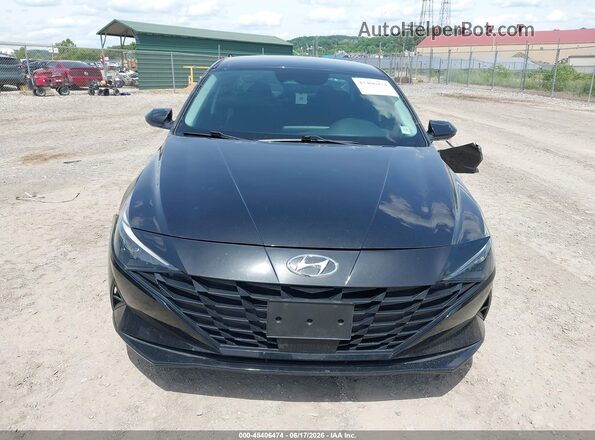 5NPLS4AG6MH017100 2021 HYUNDAI ELANTRA Black Вид задньої частини салону