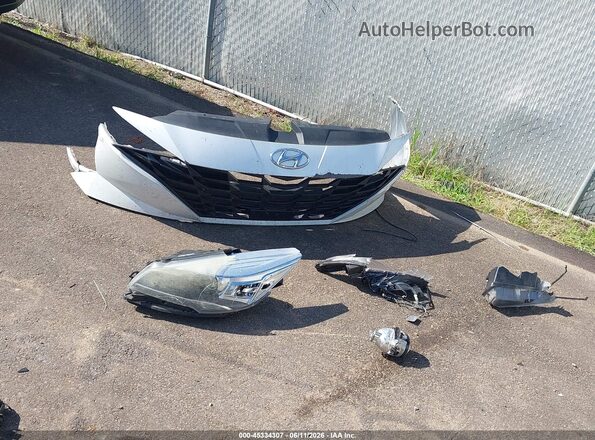 5NPLS4AG6MH018733 2021 HYUNDAI ELANTRA White Սարքավորումների վահանակի տեսք