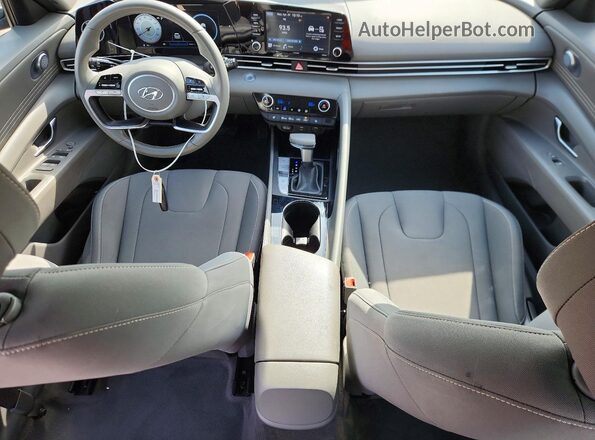 5NPLS4AG6NH085091 2022 HYUNDAI ELANTRA Gray Вид панелі приладів