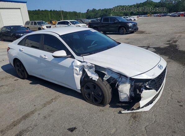 5NPLS4AG7MH042720 2021 HYUNDAI ELANTRA Белый Передняя правая четверть