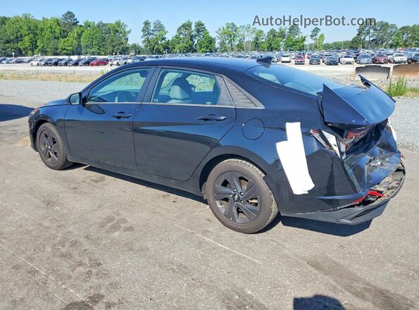 5NPLS4AG7NH086718 2022 HYUNDAI ELANTRA Black Задня ліва чверть