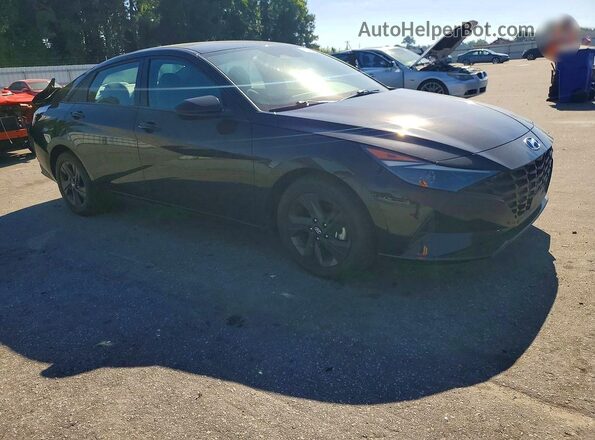 5NPLS4AG7NH086718 2022 HYUNDAI ELANTRA Black Передня права чверть