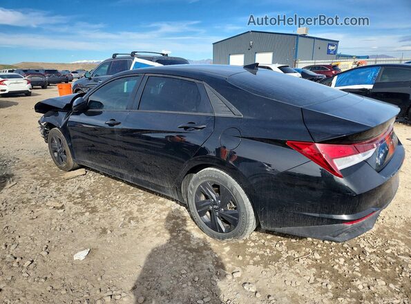 5NPLS4AG8MH021830 2021 HYUNDAI ELANTRA Black Trasero izquierdo