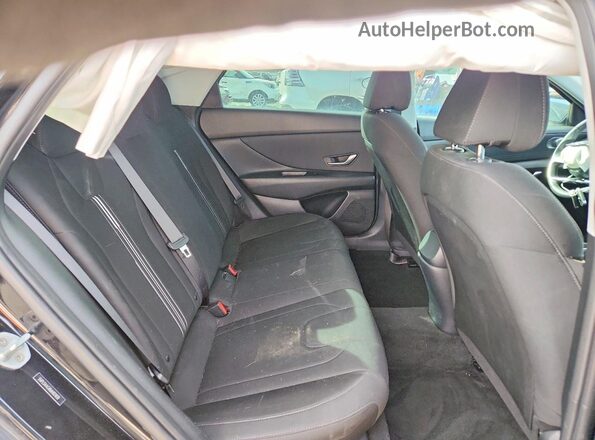 5NPLS4AG8MH021830 2021 HYUNDAI ELANTRA Black Vista de los asientos traseros