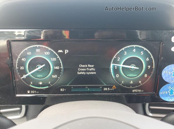 5NPLS4AG9MH042010 2021 HYUNDAI ELANTRA Красный Вид щитка приборов