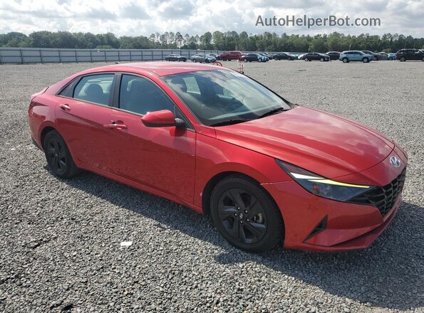 5NPLS4AG9MH042010 2021 HYUNDAI ELANTRA Красный Передняя правая четверть