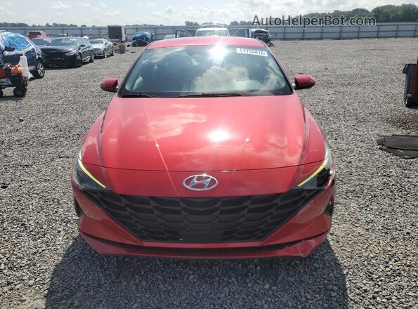 5NPLS4AG9MH042010 2021 HYUNDAI ELANTRA Красный Вид спереди