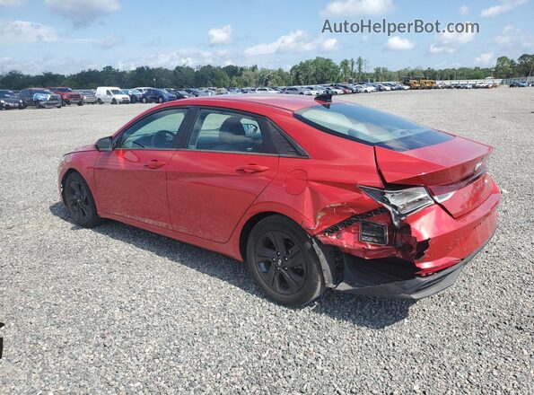 5NPLS4AG9MH042010 2021 HYUNDAI ELANTRA Красный Задняя левая четверть