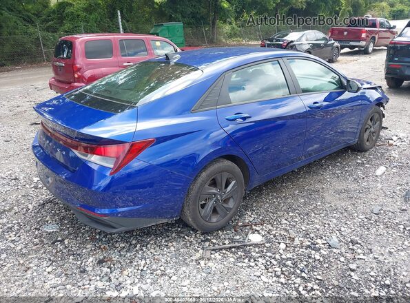 5NPLS4AG9NH068463 2022 HYUNDAI ELANTRA Blue Հետևի աջ