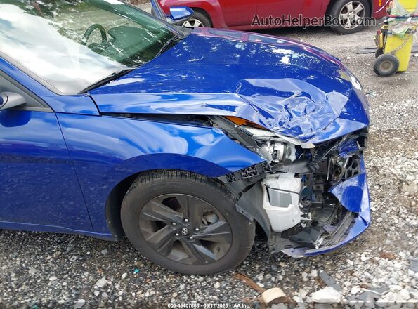 5NPLS4AG9NH068463 2022 HYUNDAI ELANTRA Blue Դիմացի տեսք