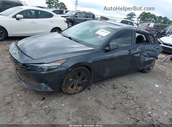 5NPLS4AGXMH005760 2021 HYUNDAI ELANTRA Gray Vista tres cuartos delantera izquierda