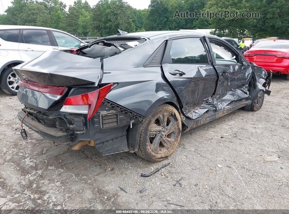 5NPLS4AGXMH005760 2021 HYUNDAI ELANTRA Gray Trasero derecho