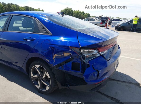 5NPLS4AGXPH091611 2023 HYUNDAI ELANTRA Синий Вид спереди