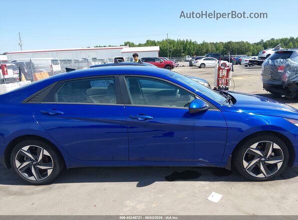 5NPLS4AGXPH091611 2023 HYUNDAI ELANTRA Синий Вид задней части салона