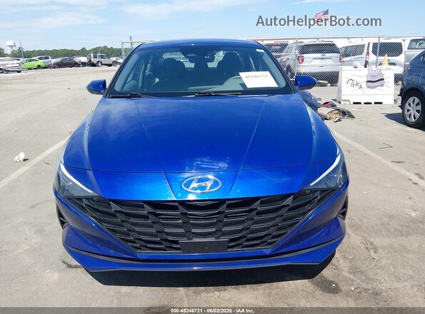 5NPLS4AGXPH091611 2023 HYUNDAI ELANTRA Синий Вид щитка приборов