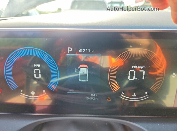 5NTJA4DEXSH137355 2025 HYUNDAI SANTA Gray Սարքավորումների վահանակի տեսք