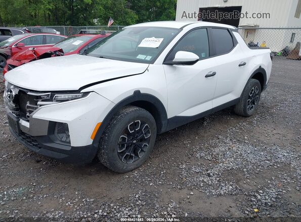 5NTJADDE2RH103131 2024 HYUNDAI SANTA CRUZ White წინა მარცხენა ხედი სამი მეოთხედიდან