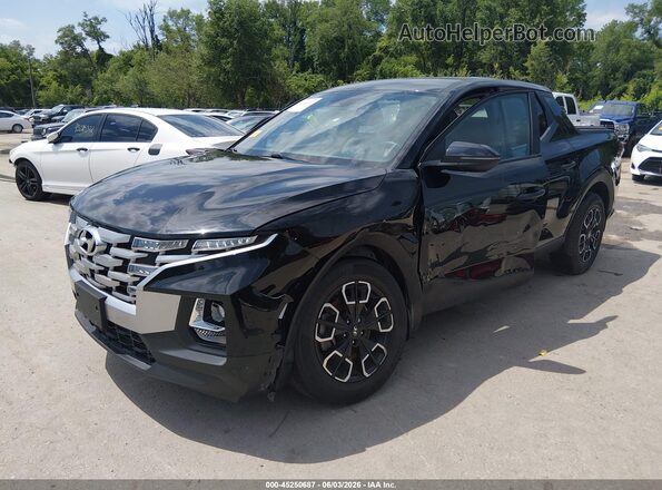 5NTJB4AE0NH020163 2022 HYUNDAI SANTA CRUZ Черный Передняя левая четверть