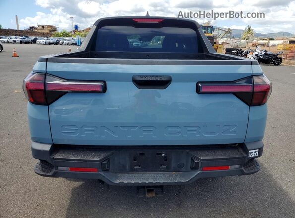 5NTJB4AE2NH001260 2022 HYUNDAI SANTA Blue Rear view