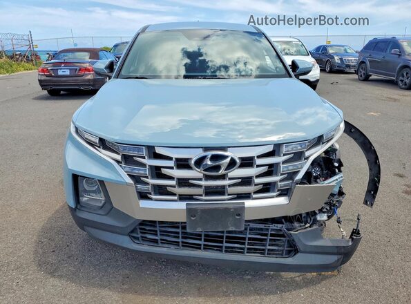5NTJB4AE2NH001260 2022 HYUNDAI SANTA Blue Front view