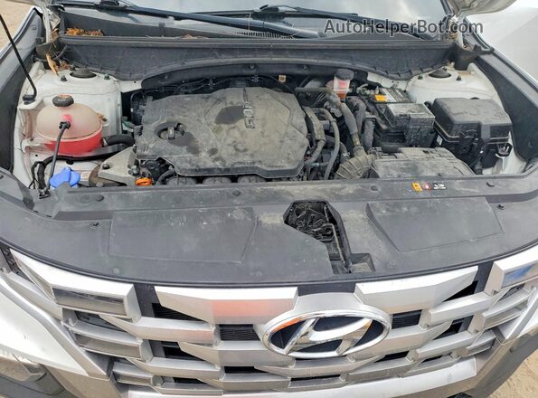 5NTJB4AE4NH037113 2022 HYUNDAI SANTA White Vista del compartimento del motor