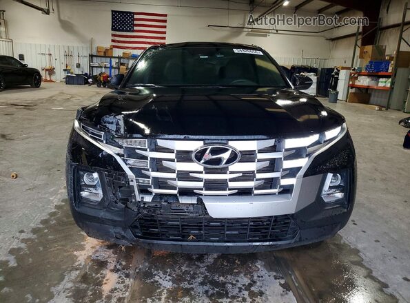 5NTJBDAE7NH031368 2022 HYUNDAI SANTA Black Widok z przodu