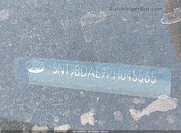 5NTJBDAE9PH045565 2023 HYUNDAI SANTA CRUZ Light Blue Вид подкапотного пространства