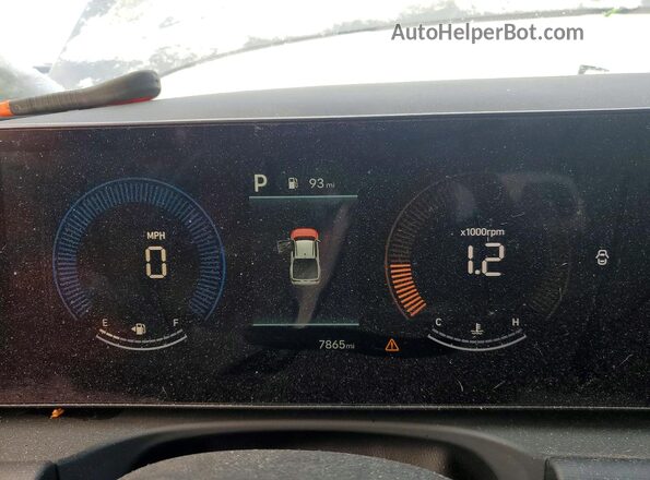 5NTJBDDEXSH148627 2025 HYUNDAI SANTA Gray Вид щитка приладів