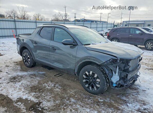 5NTJBDDEXSH148627 2025 HYUNDAI SANTA Gray Передня права чверть