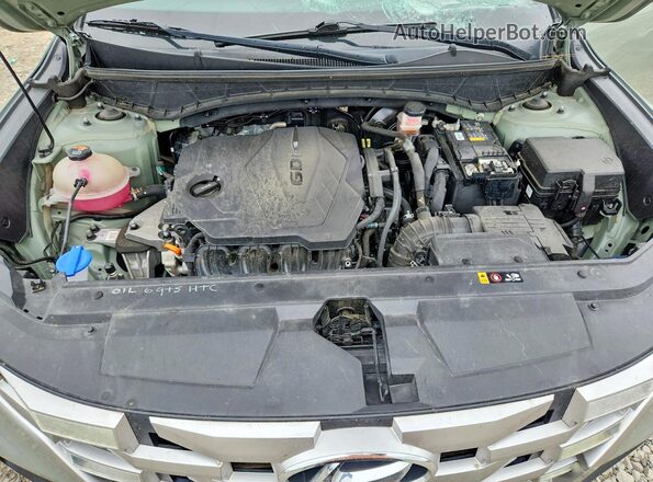 5NTJC4AE0NH007703 2022 HYUNDAI SANTA Green უკანა სალონის ხედი