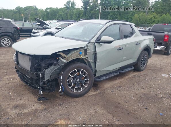 5NTJCDAE1PH056587 2023 HYUNDAI SANTA CRUZ Зеленый Передняя левая четверть