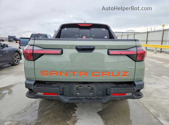 5NTJCDAE7NH030167 2022 HYUNDAI SANTA Green Rear view