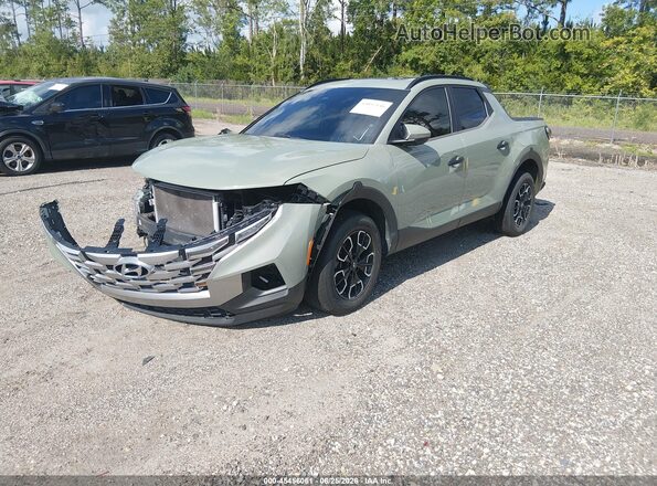 5NTJCDAE8NH000935 2022 HYUNDAI SANTA CRUZ Зеленый Передняя левая четверть