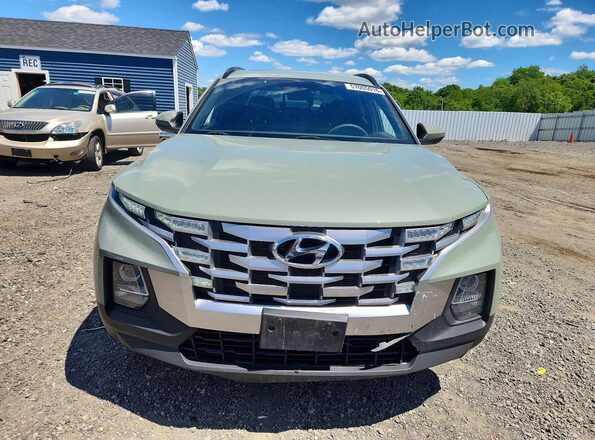 5NTJCDAE8NH017976 2022 HYUNDAI SANTA Green Front view