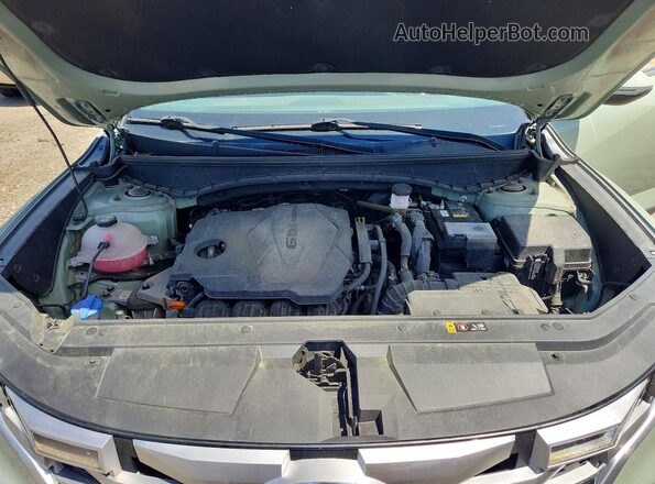 5NTJCDAE8NH017976 2022 HYUNDAI SANTA Green Engine compartment view