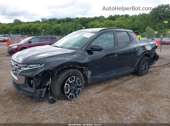 5NTJCDAE9NH015718 2022 HYUNDAI SANTA CRUZ Black Առջևի ձախ երեք քառորդ տեսարան