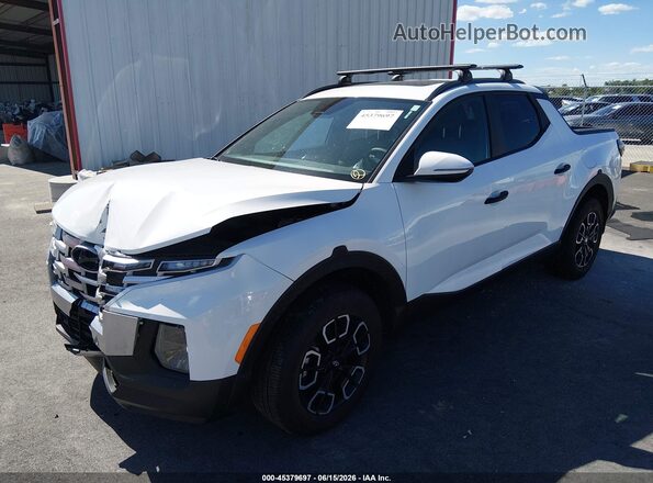 5NTJCDDE7RH112451 2024 HYUNDAI SANTA CRUZ White Vista tres cuartos delantera izquierda