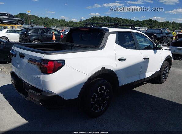 5NTJCDDE7RH112451 2024 HYUNDAI SANTA CRUZ White Trasero derecho