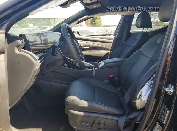 5NTJCDDE9SH153959 2025 HYUNDAI SANTA Black წინა სალონის ხედი