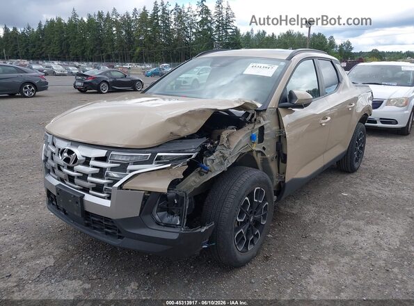 5NTJDDAFXPH047084 2023 HYUNDAI SANTA CRUZ Tan Առջևի ձախ երեք քառորդ տեսարան