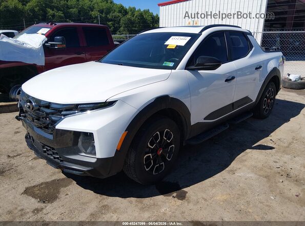 5NTJDDDF5RH108341 2024 HYUNDAI SANTA CRUZ White Առջևի ձախ երեք քառորդ տեսարան