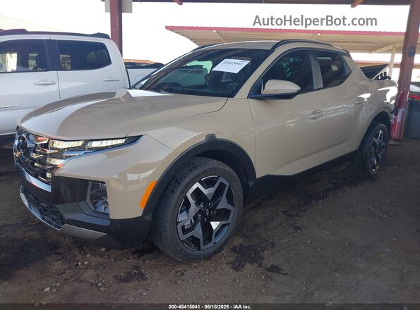 5NTJEDAF1PH059654 2023 HYUNDAI SANTA CRUZ Tan Առջևի ձախ երեք քառորդ տեսարան